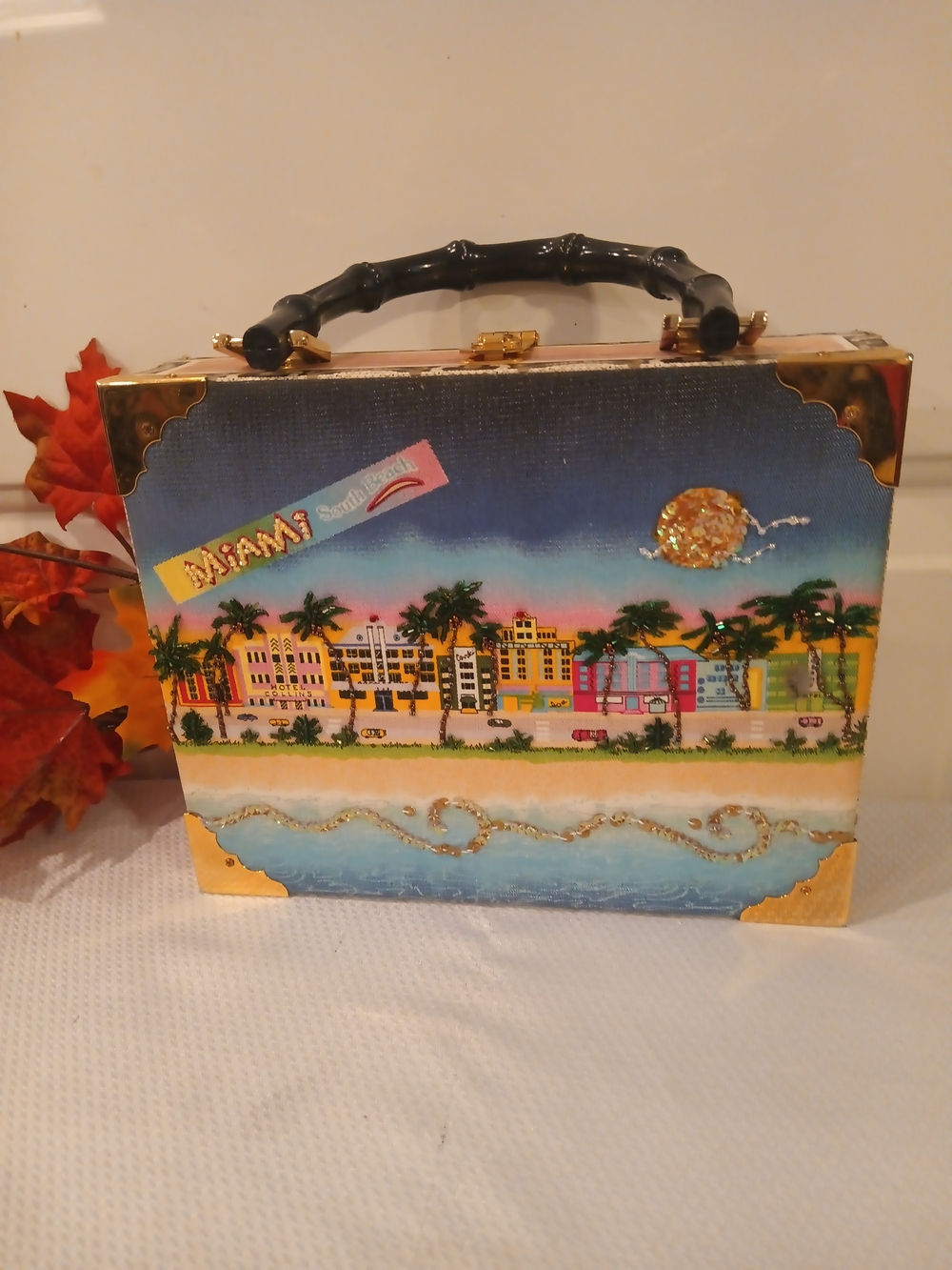 Moon Over Miami Custom Handbag